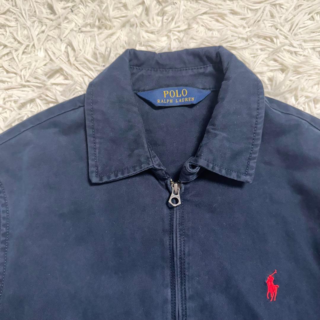 定番】ポロラルフローレン スイングトップ 赤ポニー ネイビー アメカジ
