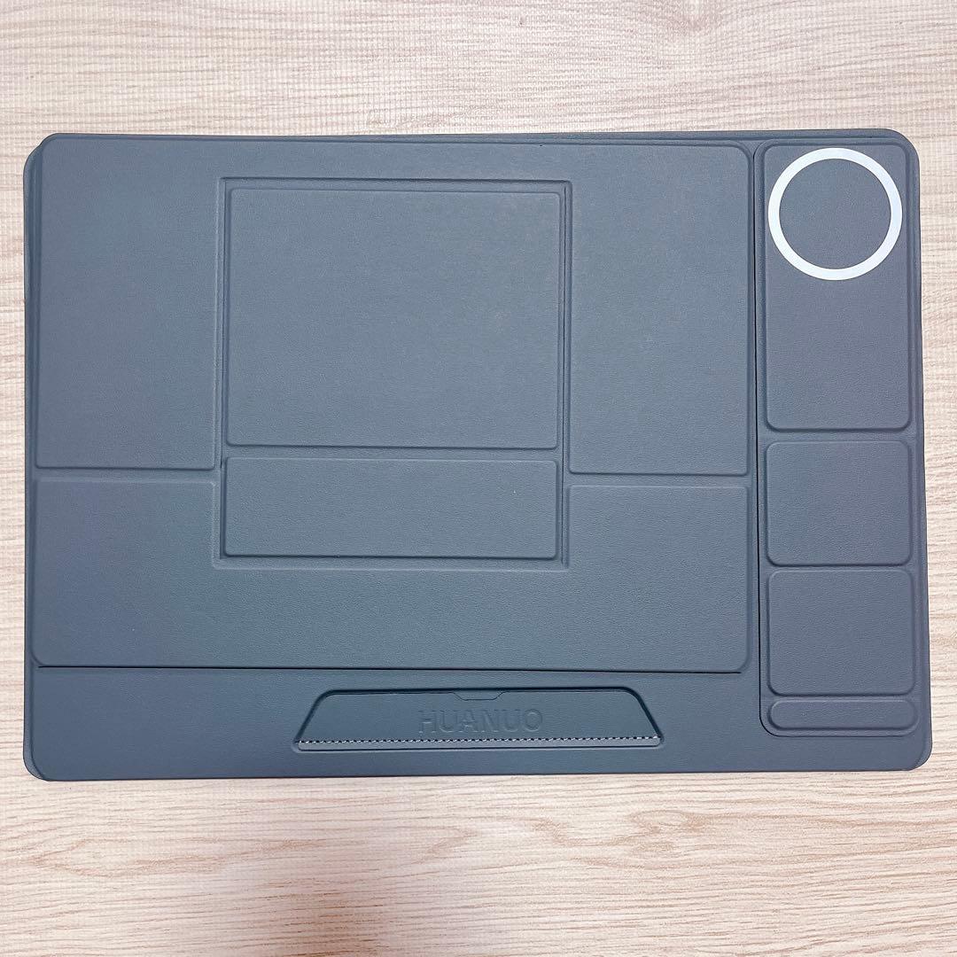 HUANUOノートPCスタンド 磁気式 折り畳4段階角度調整3 in 1多機能