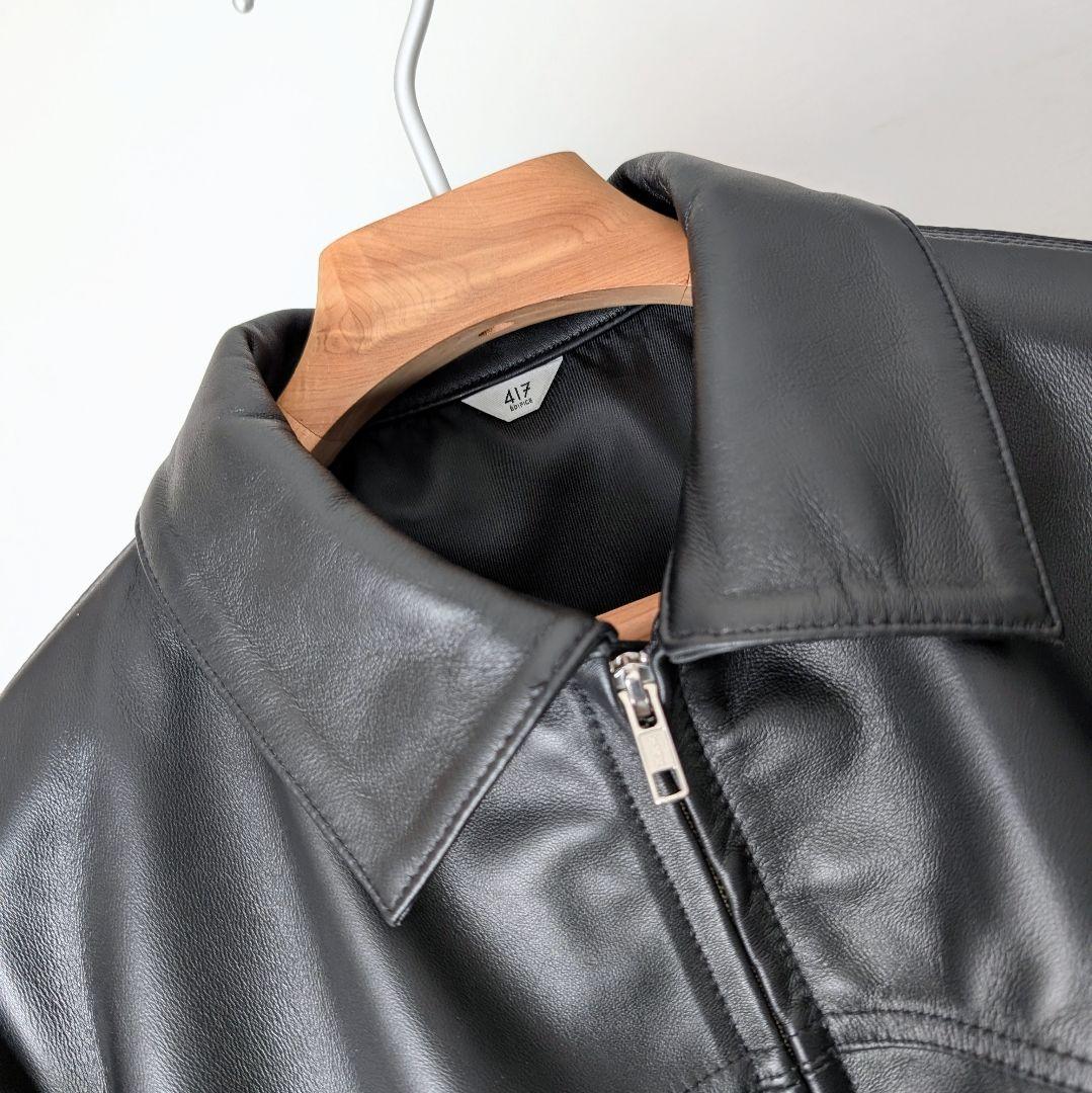 417 EDIFICE シープレザージャケット サンタフェジャケット - メルカリ