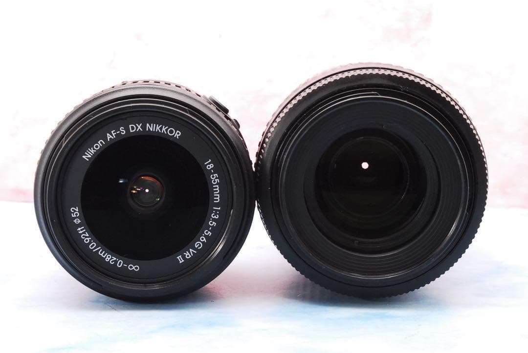 ニコン D3400★Wレンズ★一眼レフカメラ★Bluetooth搭載