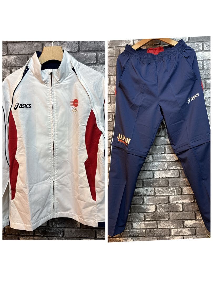 アシックス 北京オリンピック2008 日本代表 上下セットアップ L - メルカリ