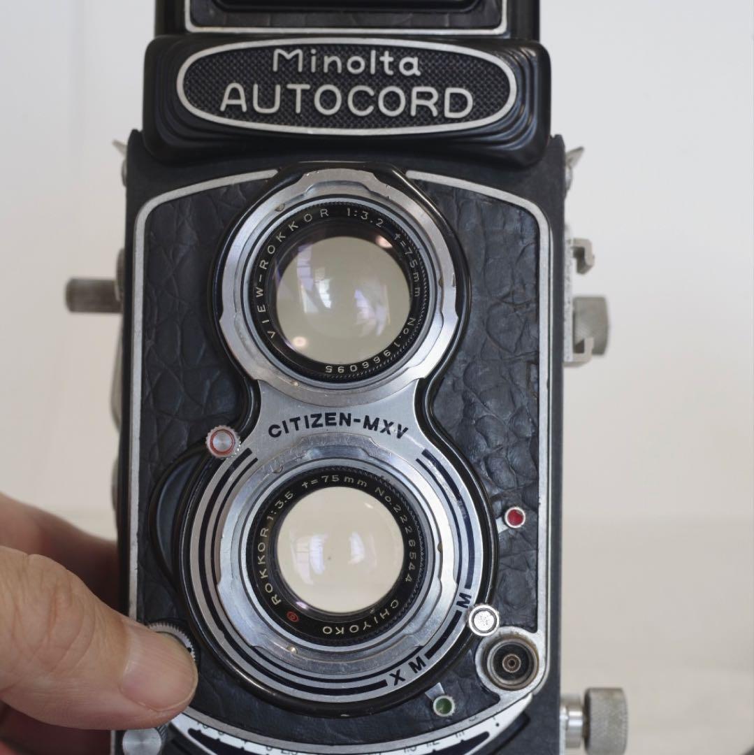 ミノルタ オートコード 希少 RA型 4x4 4x5マスク付 分解清掃済
