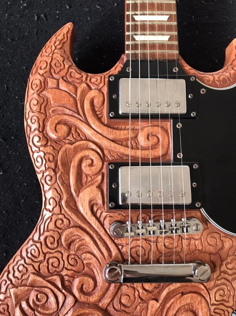 完売しました】彫刻 SG Epiphone G−400 エピフォン