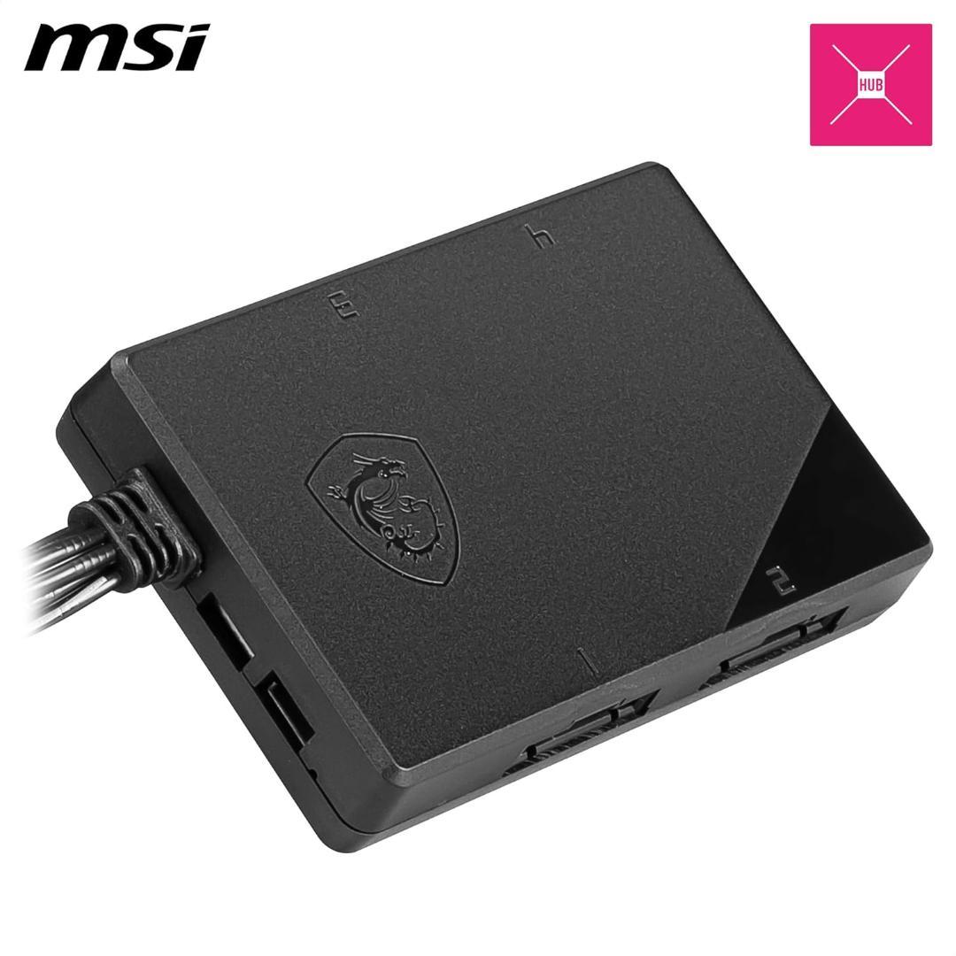 MSI MPG EZ120 ARGB WHITE-3W ARGBファン3個セット
