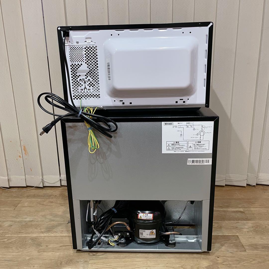 【極美品】アイリスオーヤマ　冷蔵庫　電子レンジ　セット　60Hz 2022年製