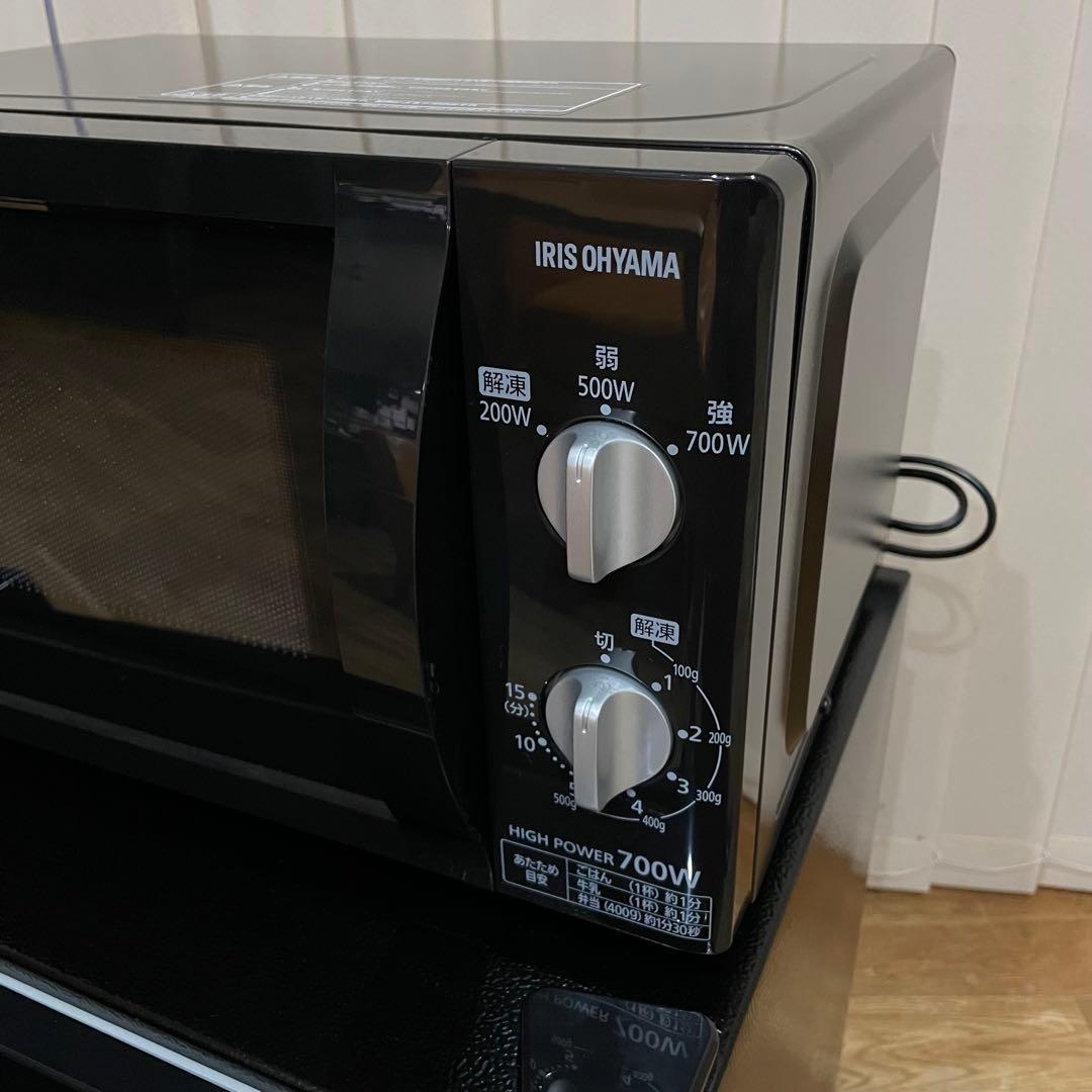 【極美品】アイリスオーヤマ　冷蔵庫　電子レンジ　セット　60Hz 2022年製