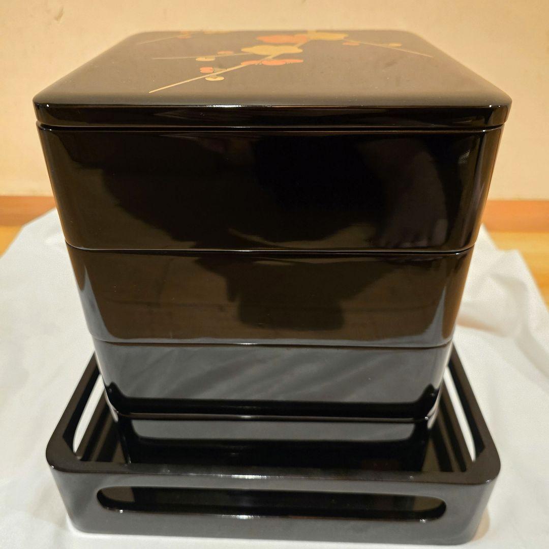 輪島塗 慶塚 四段重 重箱 台座付き - メルカリ