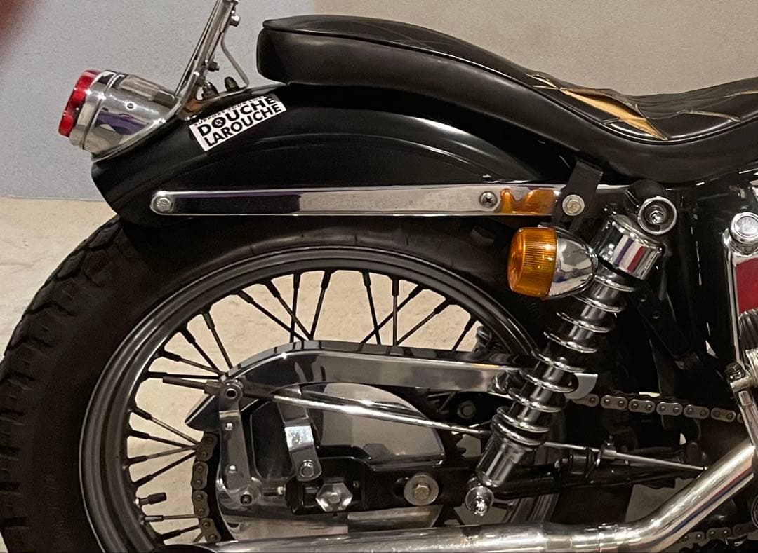 リアフェンダー ハーレー アイアンショベル xlh xlch カット加工