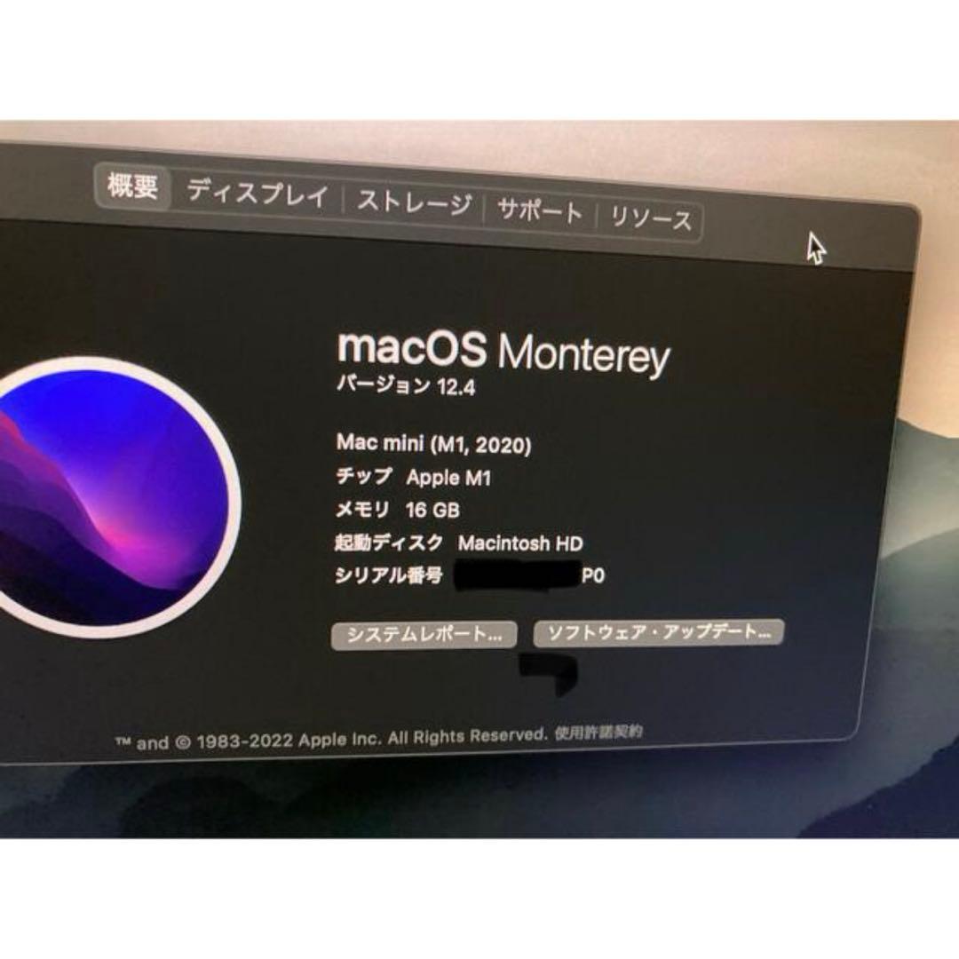 【Apple】 Mac mini (M1, 2020) 16GB / 512GB