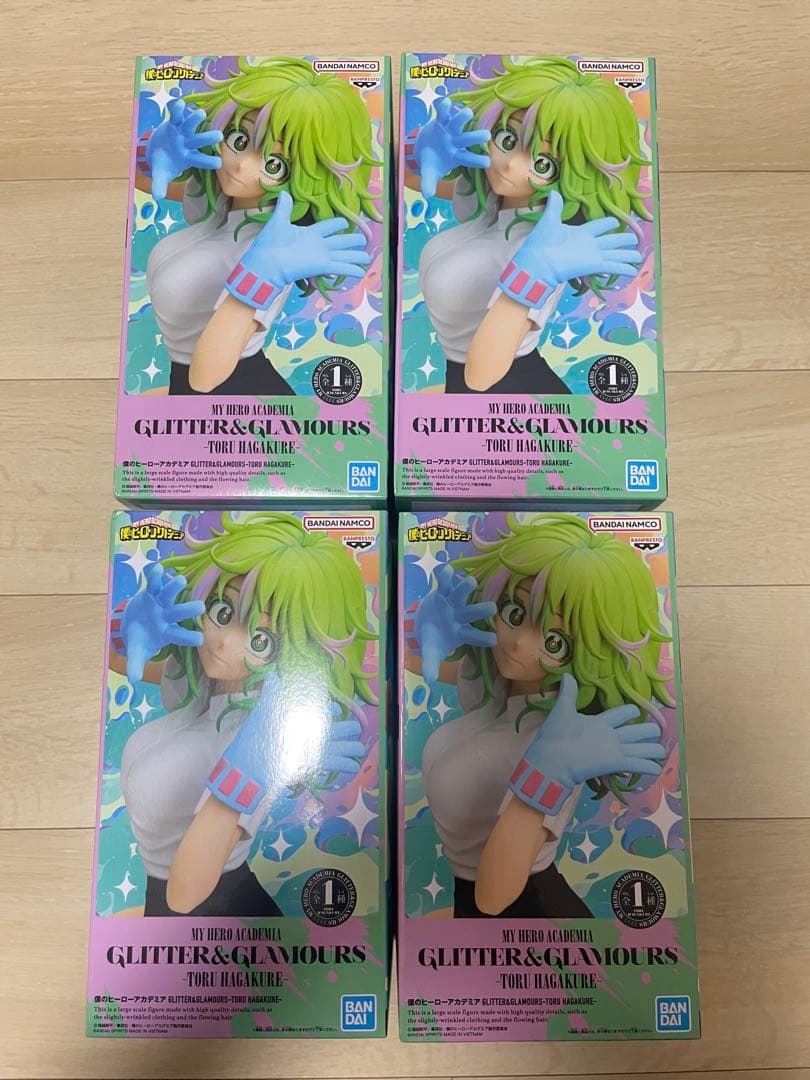 僕のヒーローアカデミア 葉隠透 フィギュア 4体セット 僕のヒーローアカデミア GLITTER&GLAMOURS 葉隠透 フィギュア 4個