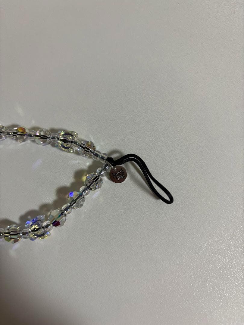 String Ting/ Flutter Drip Crystal ストラップ