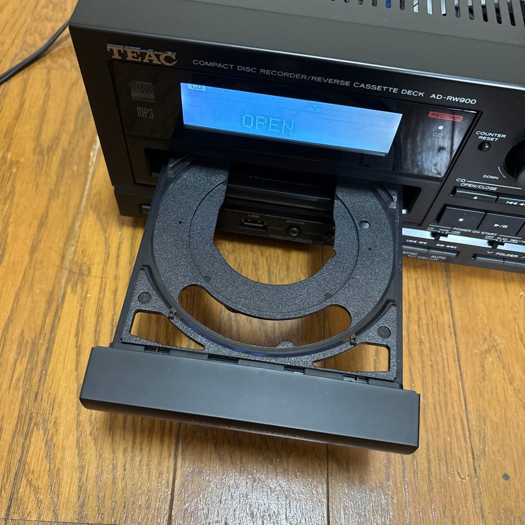 【送料無料•匿名配送】TEAC AD-RW900 CDレコーダー カセットデッキ