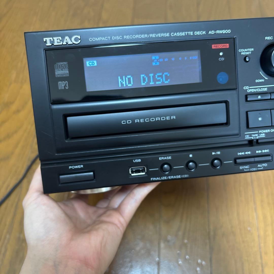 【送料無料•匿名配送】TEAC AD-RW900 CDレコーダー カセットデッキ