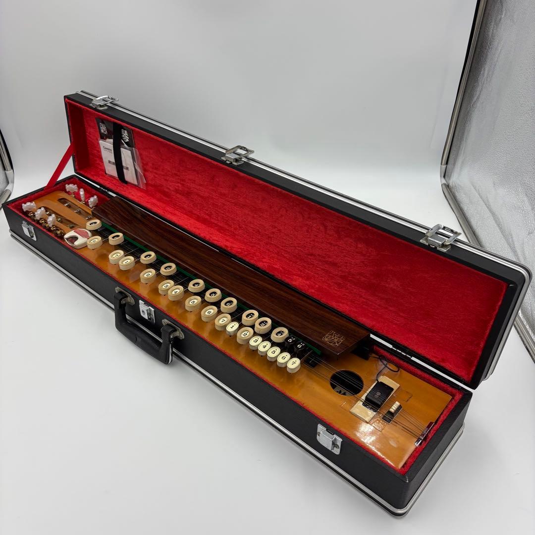 良品】高級 大正琴 菊八重 F28RP ふそう楽器製作所 ピックアップ付き