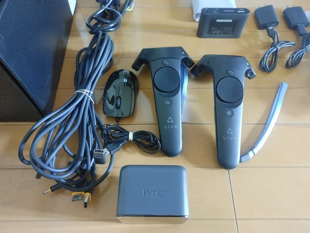 【ヘッドセット欠品】HTC VIVE 周辺機器・パーツ一式