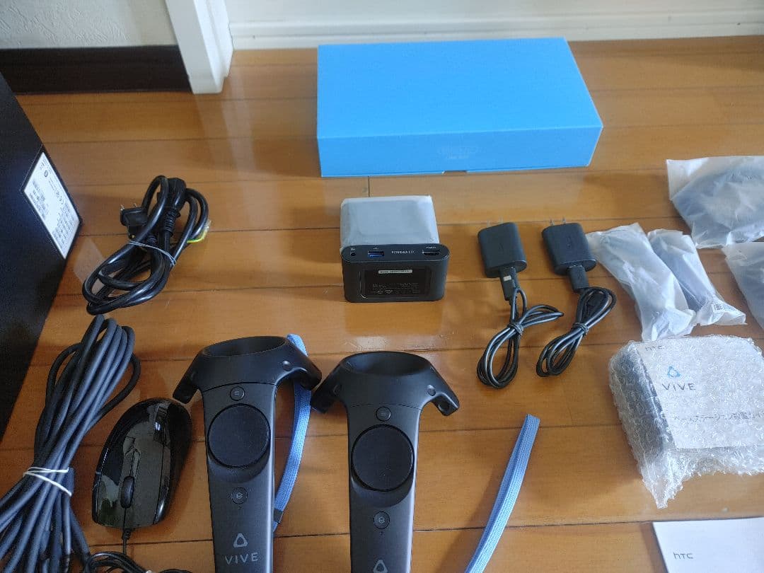 【ヘッドセット欠品】HTC VIVE 周辺機器・パーツ一式