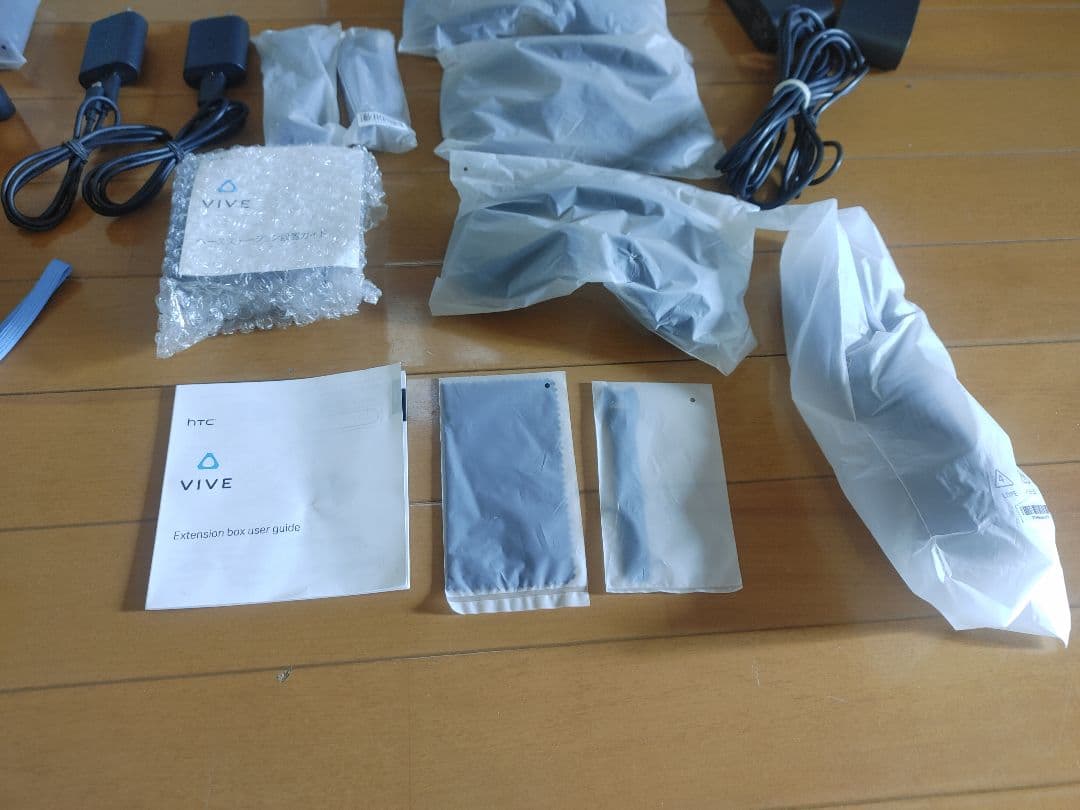 【ヘッドセット欠品】HTC VIVE 周辺機器・パーツ一式