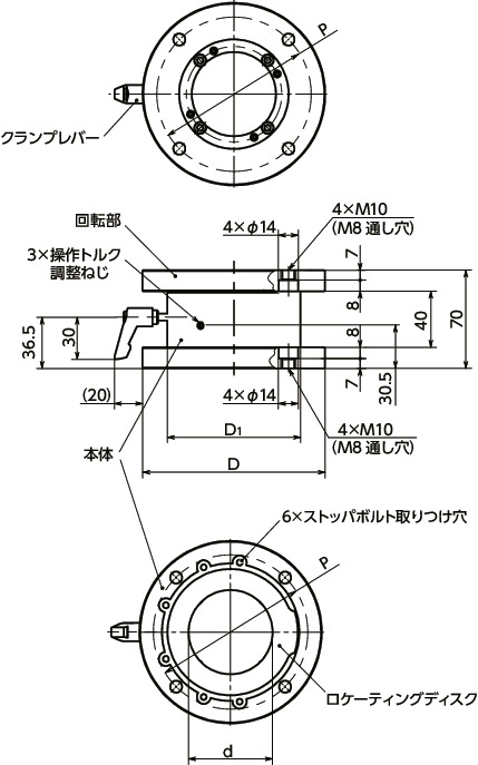 DKSF_スイベルユニット - 支柱タイプ/吊り下げタイプ|NBK【鍋屋