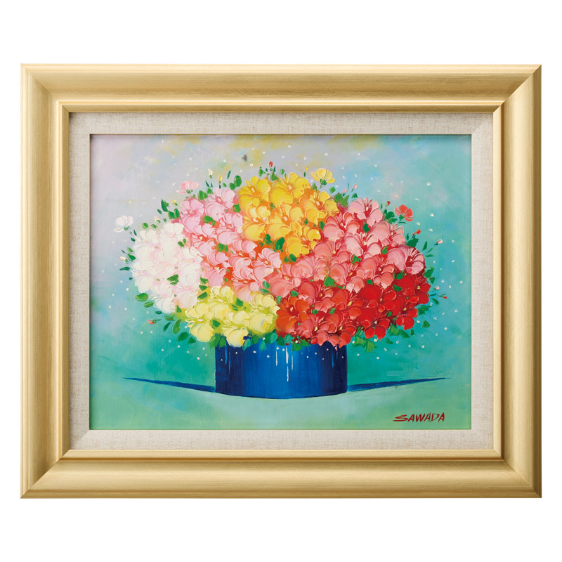 油絵 菅家令子 絵 絵画 インテリア F4-081714 人物 可愛い女の子 絵画