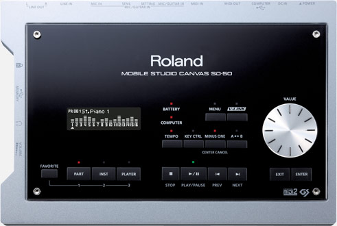 Roland - Mobile Studio Canvas | DAW SYSTEM [SD-50]