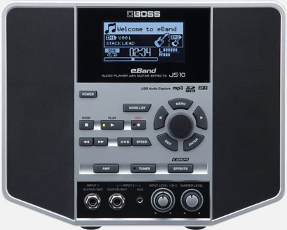 BOSS - eBand JS-10 | AUDIO PLAYER with GUITAR EFFECTS