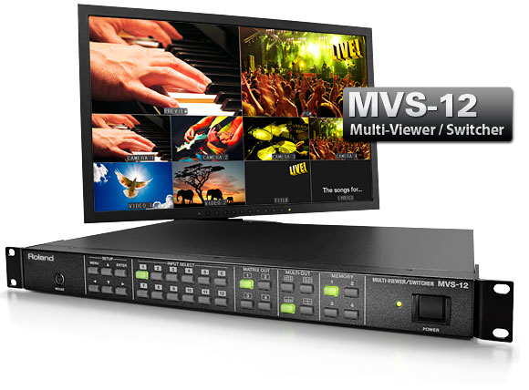 Roland Pro A/V - LVS-800 | Professional Eight-Channel Video Mixer