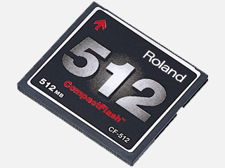 Roland Pro A/V - CF-512 | COMPACT FLASH MEMORY CARD