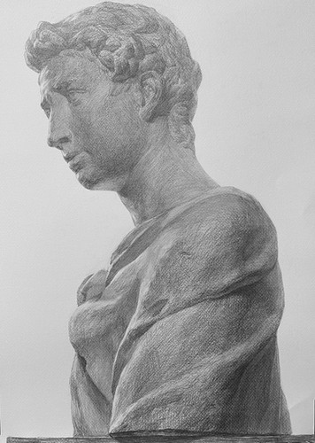 デッサン23 石膏像 ジョルジョ | satoshi-asahara