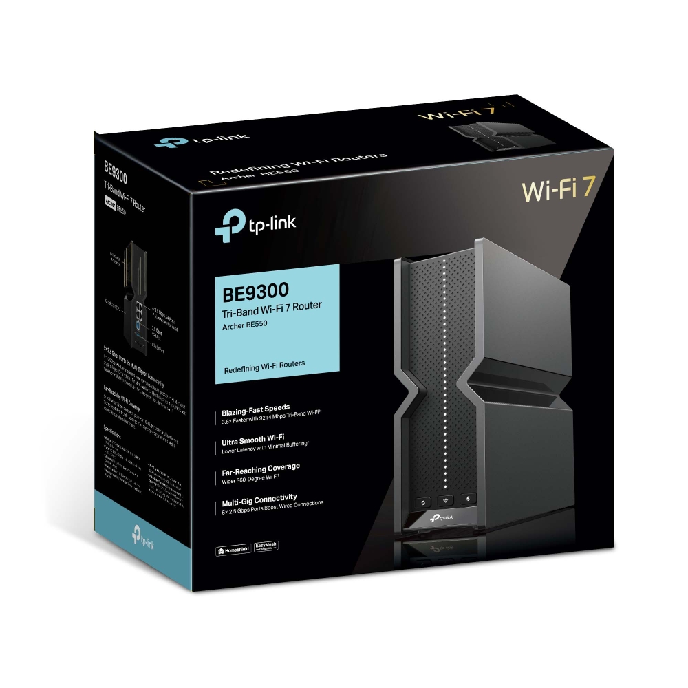 Archer BE550 | BE9300 Tri-Band Wi-Fi 7 Router | TP-Link