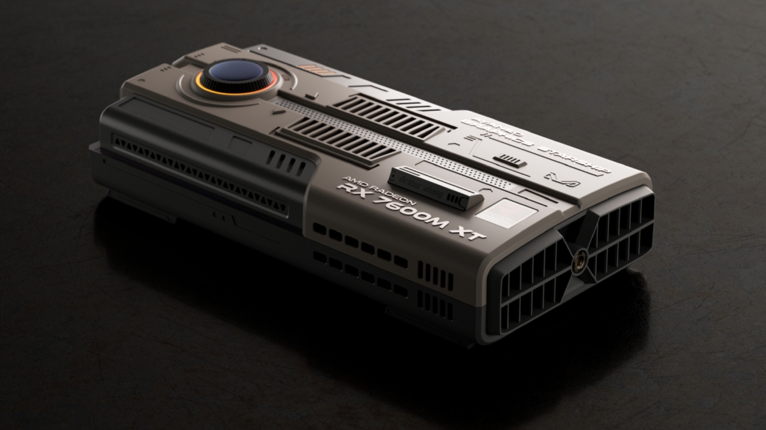 AYANEO's stylish AG01 Starship Graphics Dock with Radeon RX 7600M