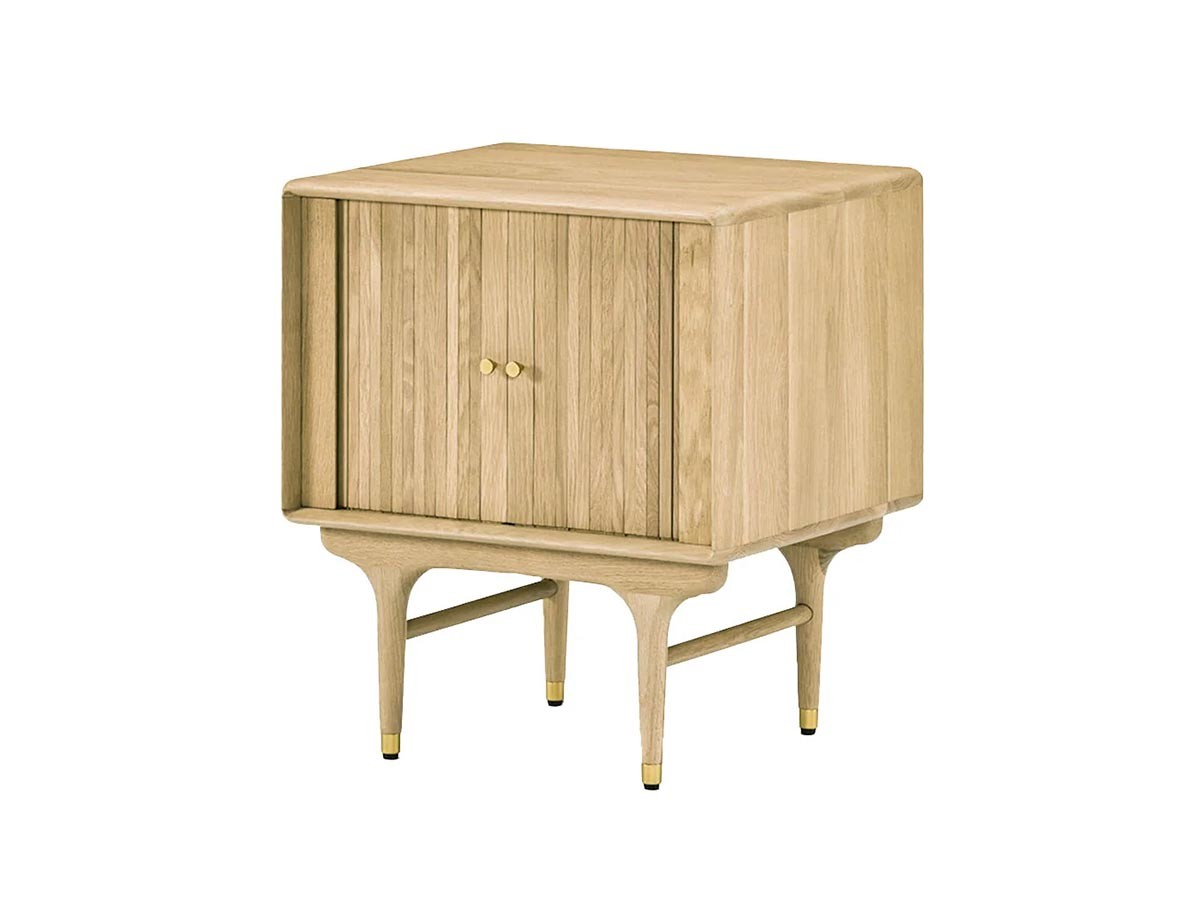 XANDER DESIGNS JULIE 2DOOR BEDSIDE TABLE WHITE OAK / サンダー