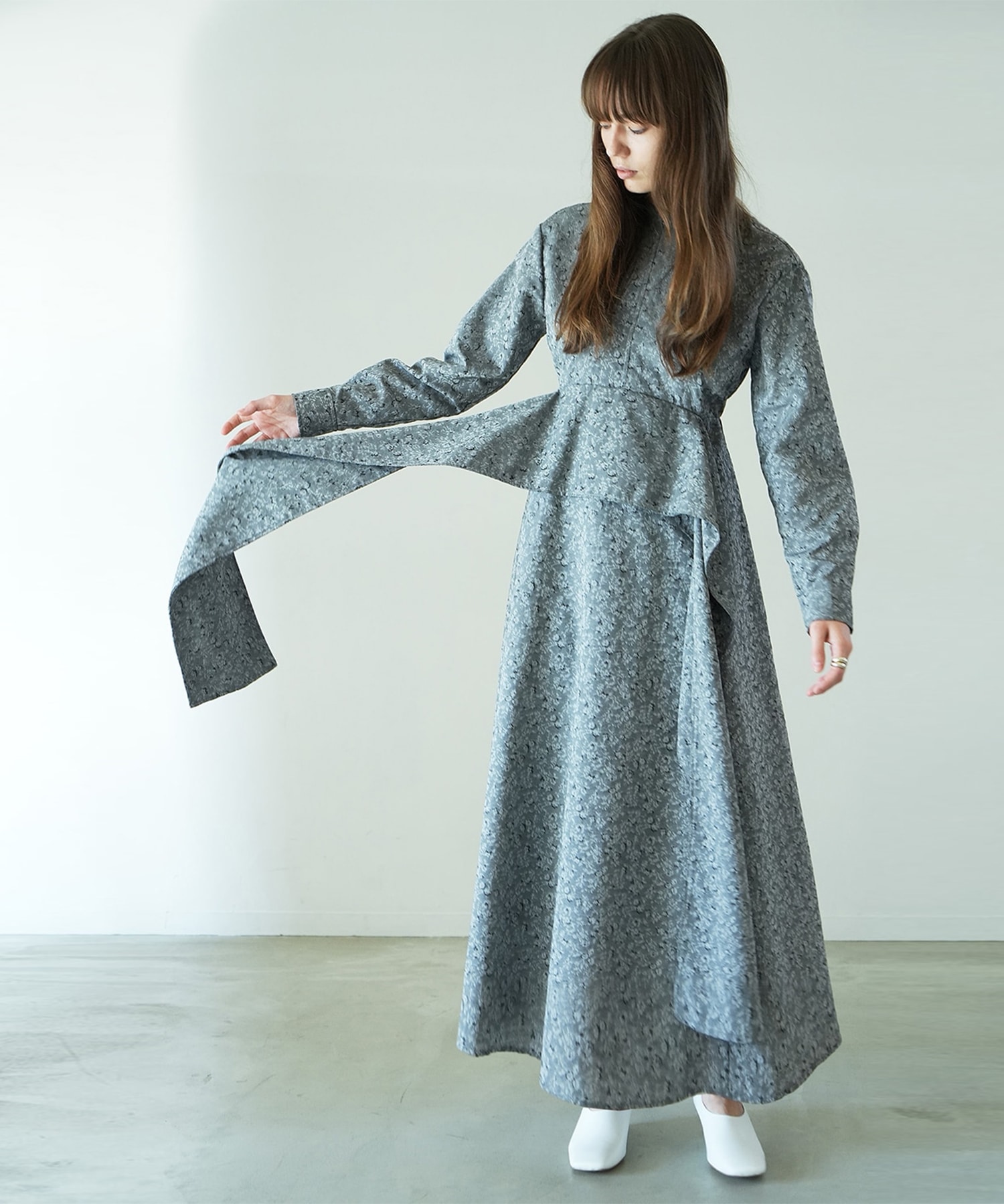2WAY JAQUARD ONEPIECE(1 GREY): CLANE: WOMENS｜ STUDIOUS ONLINE公式