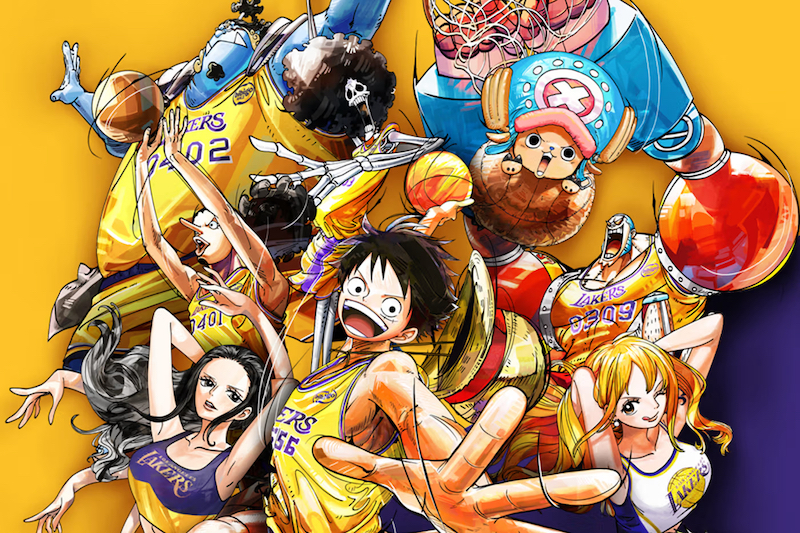 Los Angeles Lakers and One Piece Team Up for an Exclusive
