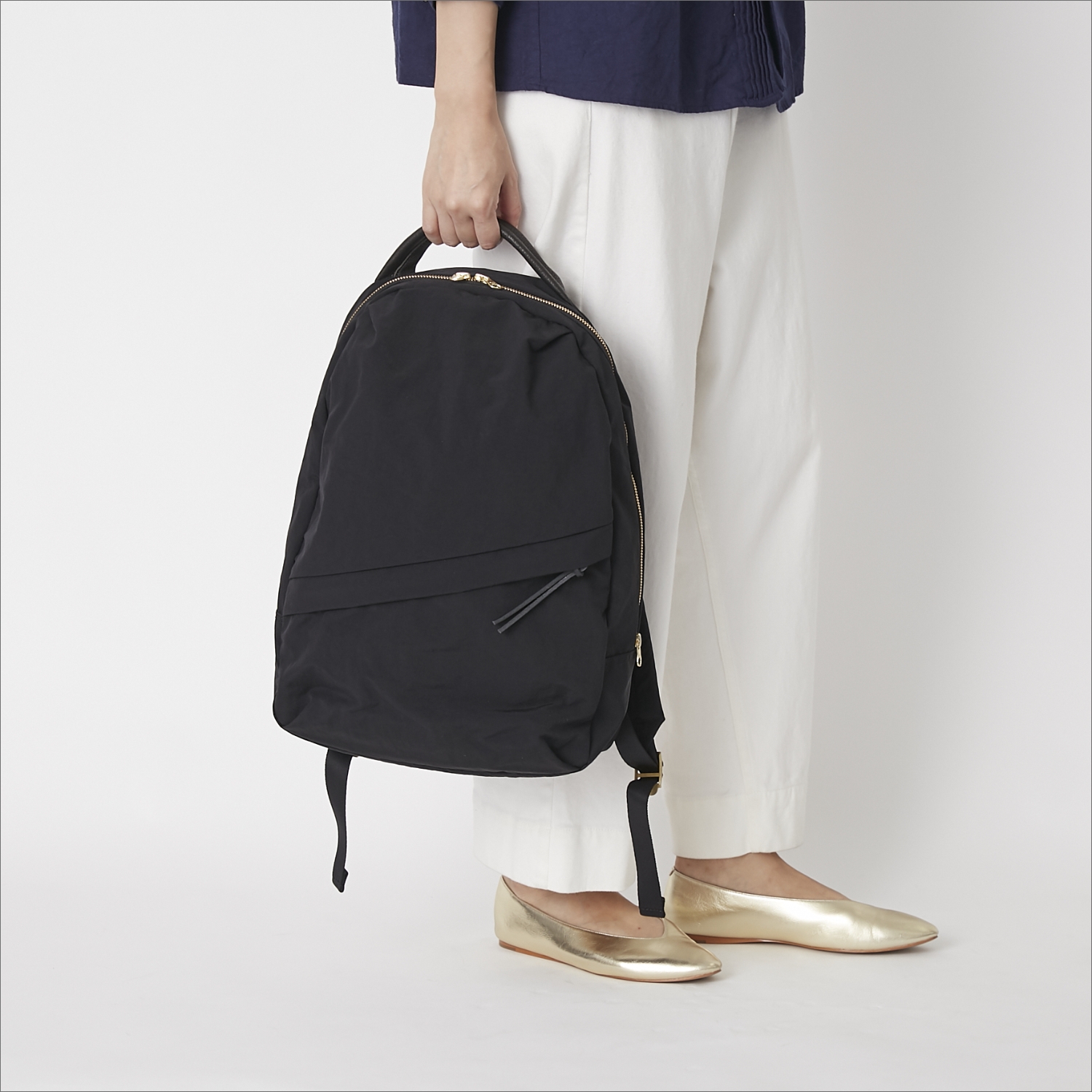 NIZYU KANO/別注 ライトナイロンリュック L -【当店限定】ゴールドが