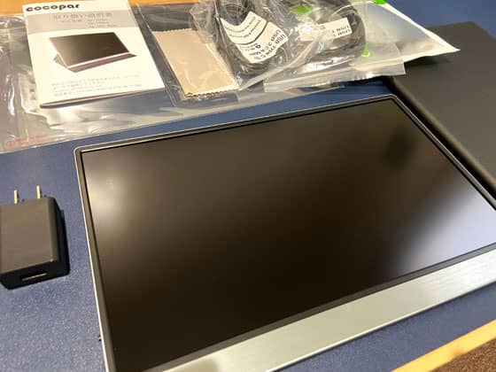 12.5インチのモバイルディスプレイcocopar dg-125mxがとても良かった