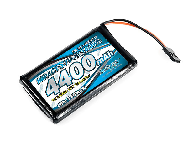 インパクトLi-Poバッテリー 4400mAh/3.7V 4C SANWA M17 送信機用 [MLI