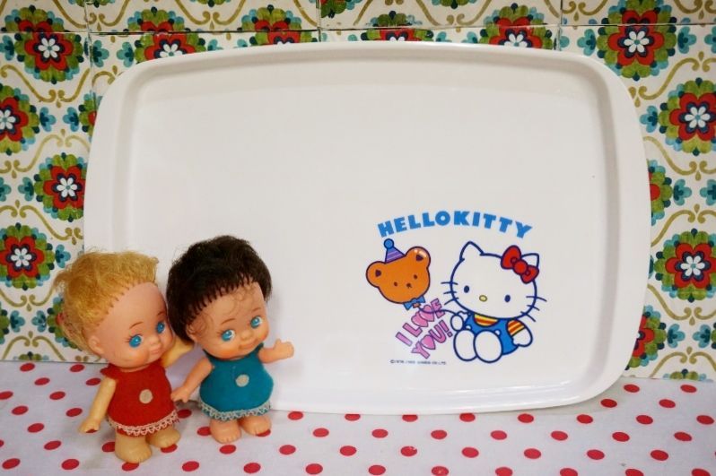 サンリオ ハローキティ 1985年 ファンシートレイ 食器トレー PS217