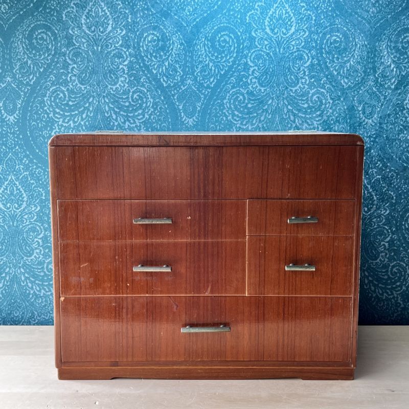 昭和レトロ 昔の裁縫箱 小引き出し 木製 vintage