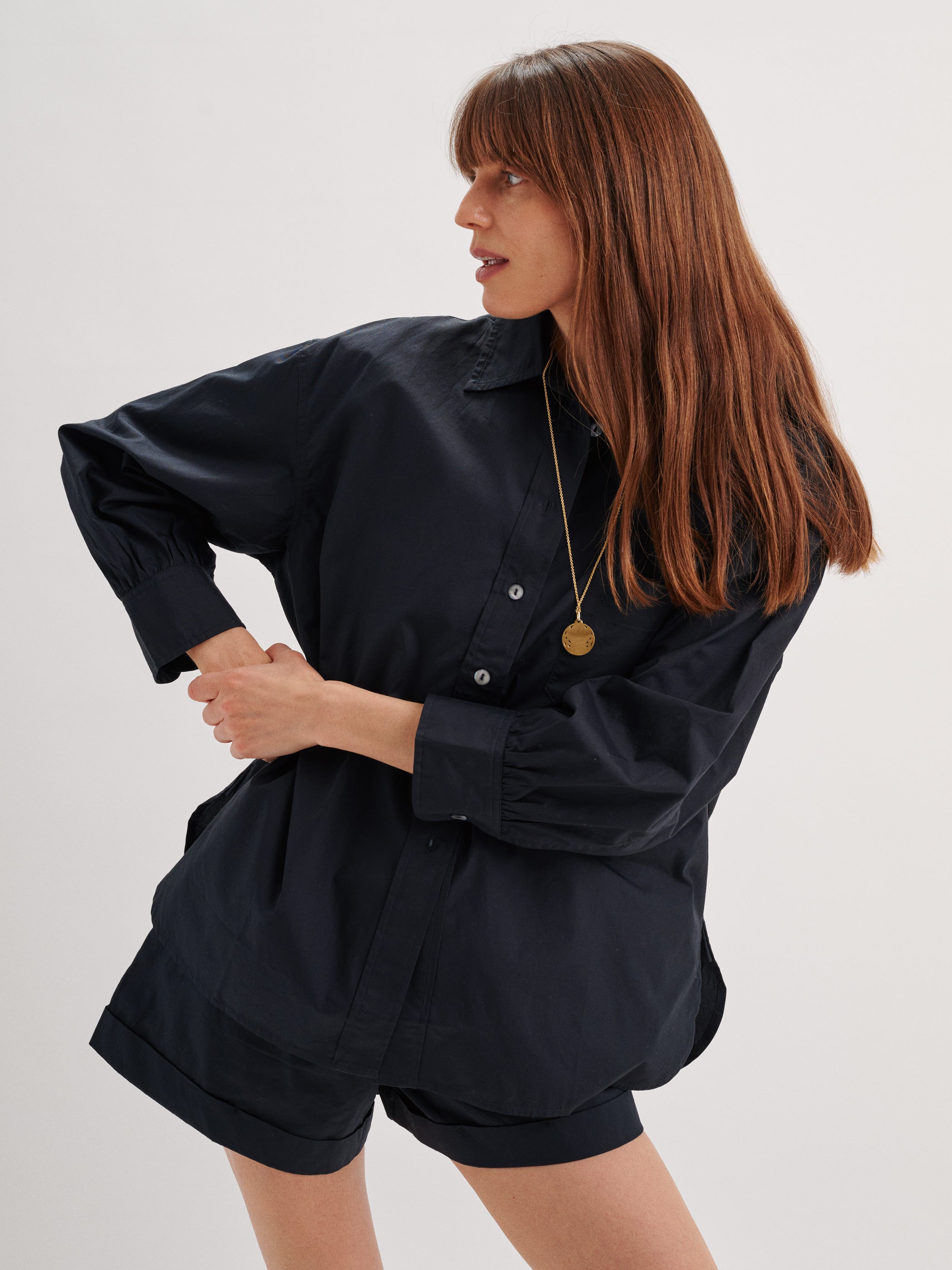 Kappa Shirt in Cotton Poplin – Suzie Kondi